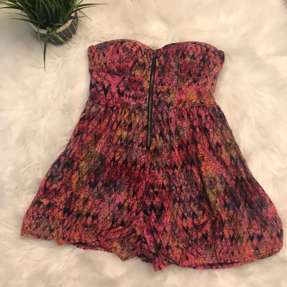 NWOT Pink Material Girl Romper size L